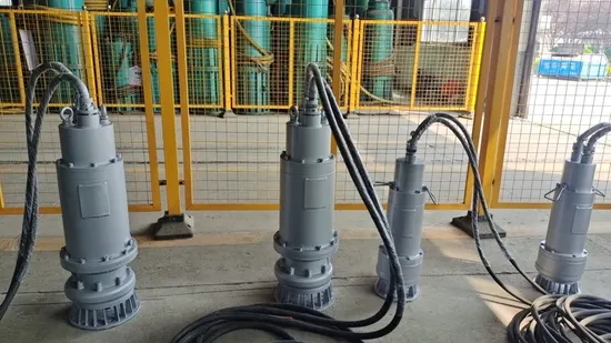 Pompe à eau électrique submersible pour eaux usées série Wq